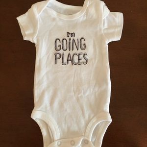 Carter’s I’m Going Places onesie